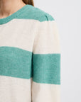 Dusty Knitted Pullover in Beryl Green