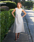 Carmen Dress in Stone