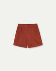 Brown Cotton Shorts