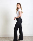 Abigail Wide Leg Jean Raw Wash