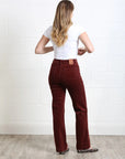 Bridget Cord Wide Leg in Terracotta