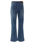 Janette Wide Leg in Mid Wash
