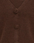 Povoke Cardigan in Chicory Coffee