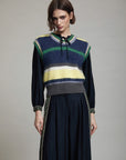 Striped Knit Vest