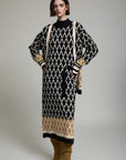 Geometric Jacquard Dress