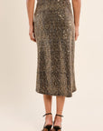 Midi Rhinestone Skirt