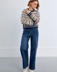 Knit Cardigan in Tybetan Pattern