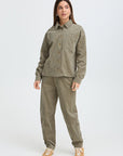 Essy Cord Overshirt in Vetiver