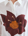 Cotton Shirt with Floral Print