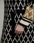 Geometric Jacquard Dress