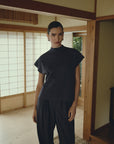 Arisha Thamira Vest in India Ink