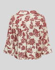 Vildana ¾ Shirt in Rose Flower Print