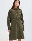 Sally Dress in Grape Leaf