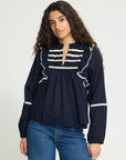 Violana Top with Ruffles