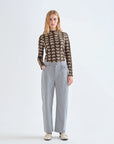 Floral Print Turtle Neck