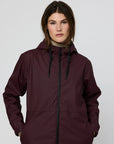 Vand Waterproof Coat in Fig