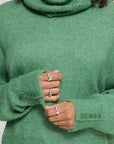 Kamara Pullover in Fairway Green