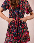 Short Printed Shift Dress