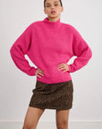 Turtle Neck in Fuchsia