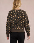 Leopard Print Knit Sweater