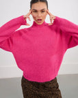 Turtle Neck in Fuchsia