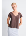Luzara T Shirt in Brown