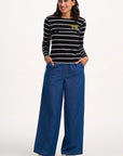 Immy Trousers in Deep Blue Denim
