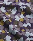 Veronica Dress in Collaged Anemone Dark Violet