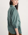 Hope Cottage Organic Cotton Blouse in Cliff