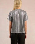 Iridescent Tee in Silver