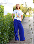 Josie Trouser in Cobalt