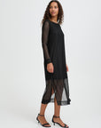 Laccy Dress in Black