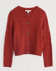 Dawson Pick Cardigan in Red Sail