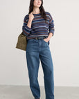 Fruity Jumper in Ripple Marks Jetty Multi