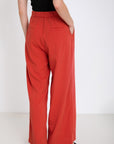 Flowing Pleated Trousers in Grenadine