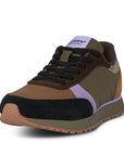 NEW Ronja Sneaker in Dark Olive/ Orchid