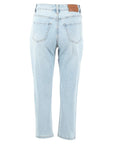 Cassidy Mom Jean in Ice Blue