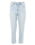 Cassidy Mom Jean in Ice Blue