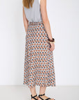 Retro Print Skirt