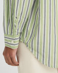 Luca Shirt in Green Stripe