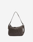 Leather Shoulder Bag BIBA Boston in Dark Brown