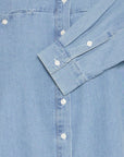 Archer Denim Shirt in Light blue washed