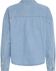 Archer Denim Shirt in Light blue washed