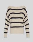 Gladis pullover in Oatmeal and Sky Cap