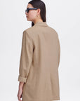 Lino Blazer in Natural