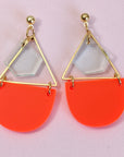 Ru Paul Neon Frosted Orange & Seaglass