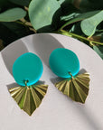 Marlene Dietrich Matt Teal Green