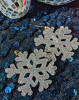 Christmas Snowflake Silver Glitter