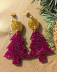 Christmas Tree Pink Glitter