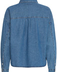 Archer Denim Shirt in Washed Medium Blue
